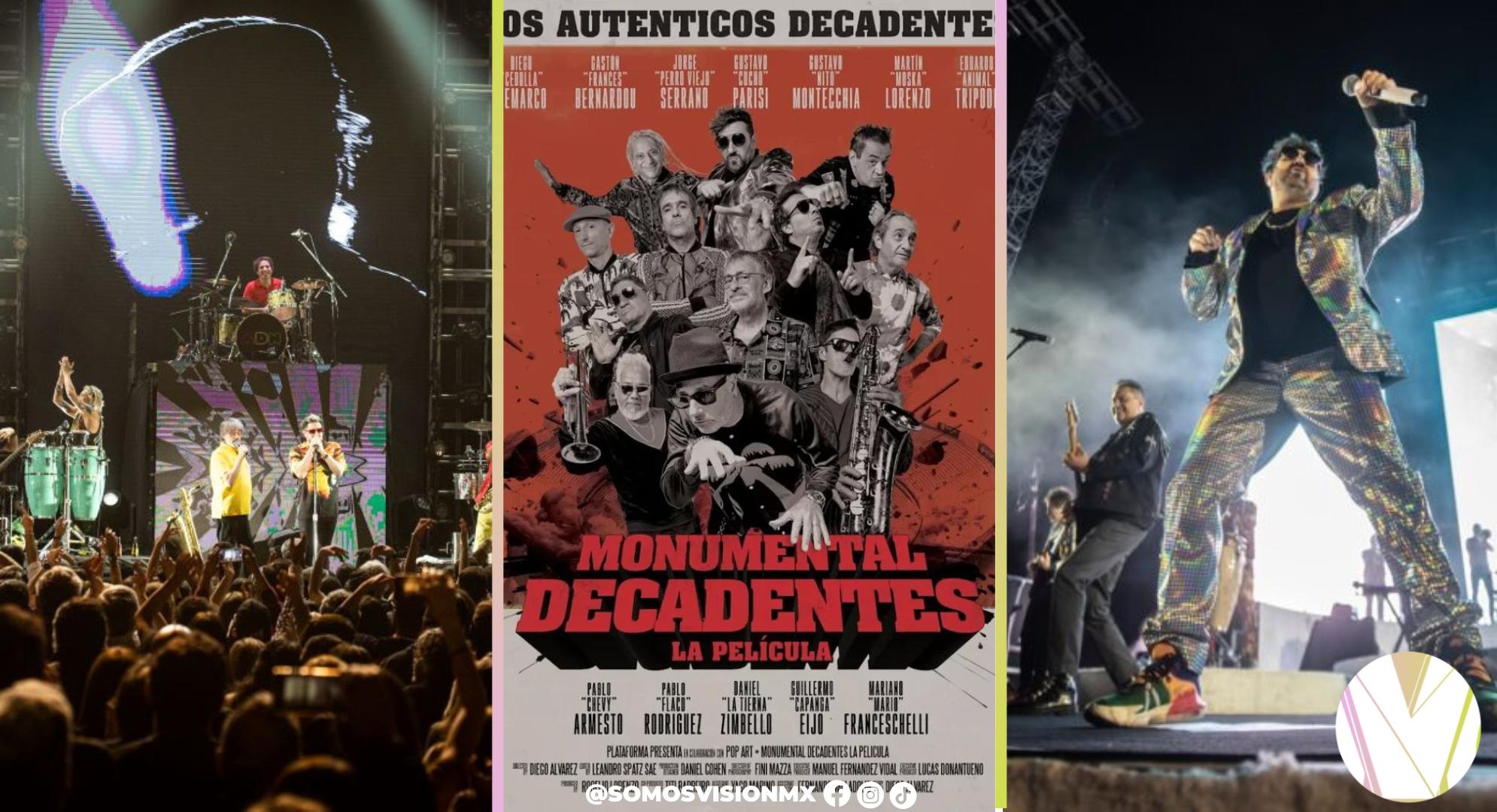 Monumental Decadentes la pelicula de los auténticos decadentes en cinemex